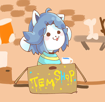 Temmie, undertale, cute HD wallpaper