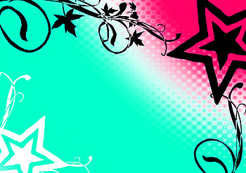 Star, blue, pink, stars, vine HD wallpaper