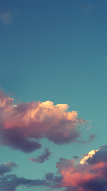 Sunset and clouds, , Radiant colors, Tranquil landscape HD phone wallpaper