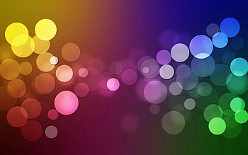 Abstract, Rainbow, Glare, Circles, Form, Iridescent HD wallpaper