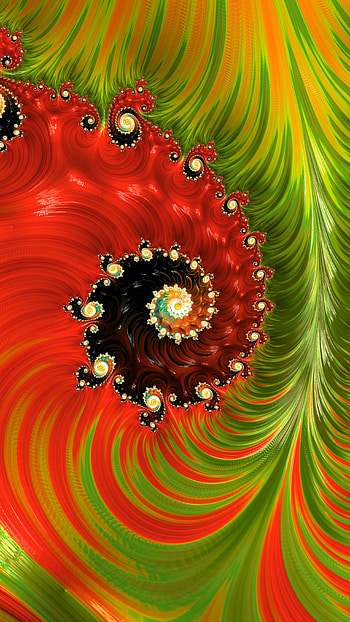 Trippy Psychedelic Trance Fractal, trance, trippy, psychedelic, colors, Abstract, fractal HD phone wallpaper