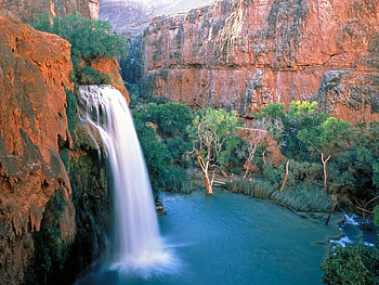 Landscape, Water, Waterfalls HD wallpaper