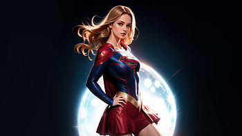 Supergirl The Face Of Courage, supergirl, ai, superheroes, artwork, digital-art, artstation HD wallpaper