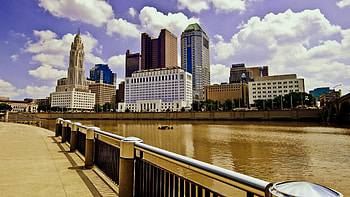 Columbus (Ohio), Travels, Skyline , Columbus skyline HD wallpaper