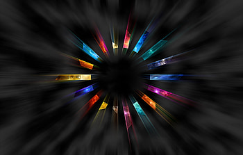Abstract, Multicolored, Motley, Shadow, Rotation, Circle HD wallpaper