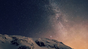 Apple iOS 8 6 Plus Official Darker Starry Night HD wallpaper