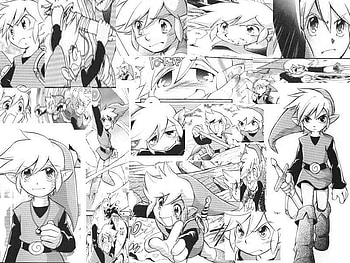 Green, four sword, video games, zelda, manga, link HD wallpaper