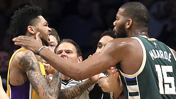 Nick Young, D'Angelo Russell and Greg Monroe fined for Lakers-Bucks altercation Friday - LA Times HD wallpaper