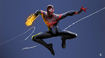 Spider Man Miles Morales Marvel , spiderman, superheroes, artwork, artist, artstation HD wallpaper