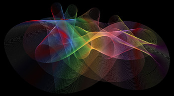 WAVES, DESIGN, COLORS, ABSTRACT HD wallpaper