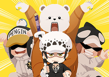 Bepo (One Piece), Trafalgar Law, Anime, One Piece HD wallpaper