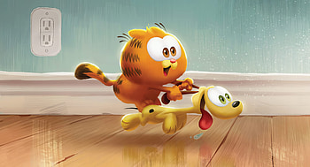 : Garfield and Odie in The Garfield Movie, movie, The Garfield Movie, Garfield, odie HD wallpaper