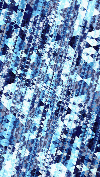 Blue triangles, abstraction, pattern HD phone wallpaper