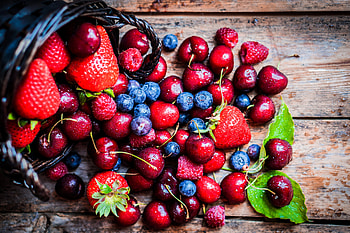 Berries, colors, fruit, food HD wallpaper