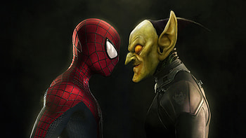 The Amazing Spider Man Vs Green Goblin , spiderman, goblin, superheroes, artist, artwork, digital-art, artstation HD wallpaper