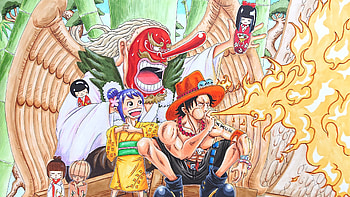 O-Tama Portgas D. Ace Tenguyama Hitetsu One Piece HD wallpaper