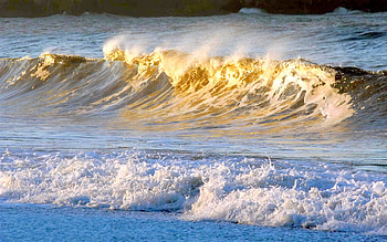 GOLDEN WAVE, golden, sea, waves, splashes HD wallpaper