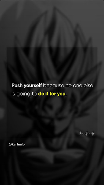 Goku, art, symmetry, motivational HD phone wallpaper