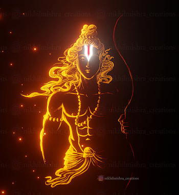 Lord Ram digital artwork in 2020. Lord ram , Ram , Lord rama, Ayodhya HD phone wallpaper