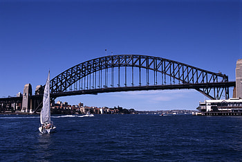 Sydney Harbor Bridge, Majestic sailboats, Sydney's beauty, Everywhere HD wallpaper