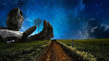 Iron Giant , Fan-made creations, Memorable scenes, Movie-inspired art HD wallpaper