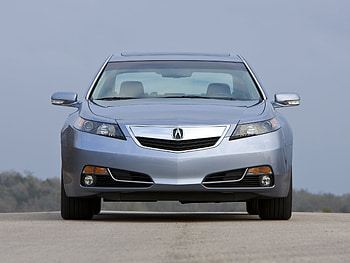Nature, Sky, Acura, Cars, Asphalt, Front View, Style, Akura, Tl, 2011, Silver Metallic HD wallpaper