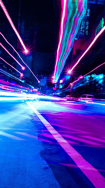 Neon, Neon Lights City HD phone wallpaper