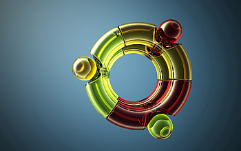 Multicolored, Motley, 3D, Space, System, Ubuntu HD wallpaper