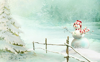 * Beautiful Christmas time and happy snowman *, holidays, wishes, year, merry, christmas, best, hope, happy, new HD wallpaper
