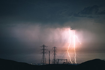 Night, Lightning, Dark, Storm, Thunderstorm HD wallpaper