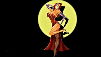 Jessica Rabbit In The Spotlight, nexus, cartoon, sexy dress, fan art, jessica rabbit, computer backgrounds, , tv, 1920x1080 only, anime, movies, spotlight, , roger rabbit HD wallpaper