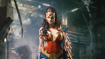 Wonder Woman Cosplay , wonder-woman, superheroes, cosplay HD wallpaper