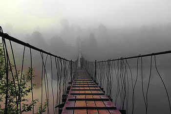Path to Heaven, fog, , cool, beautiful HD wallpaper