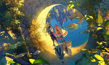 Sakura & Sasuke’s Moonlit Moment - Naruto Anime, Sakura Haruno, Sasuke Uchiha, Anime, Naruto HD wallpaper