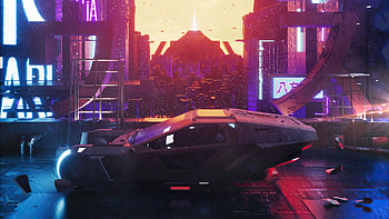 environment, Sci-fi cityscape, Futuristic landscapes, Vibrant visuals HD wallpaper