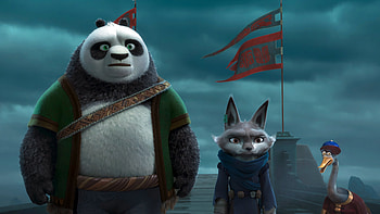 Kung Fu Panda 4 - Po and Zhen Adventure, movie, Kung Fu Panda 4, Po (Kung Fu Panda), Zhen (Kung Fu Panda) HD wallpaper
