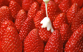 Food, Strawberry, Berry, Glaze HD wallpaper