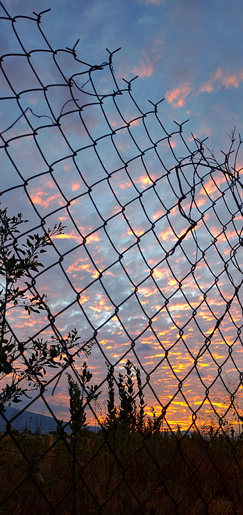 Between bars, sky, nature HD phone wallpaper