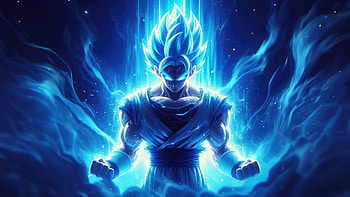 Goku Powering Up, goku, dragon-ball-z, anime, artwork, art, digital-art, artist, deviantart HD wallpaper