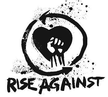 Rise Against, rise agaisnt , logo, rise against logo HD wallpaper