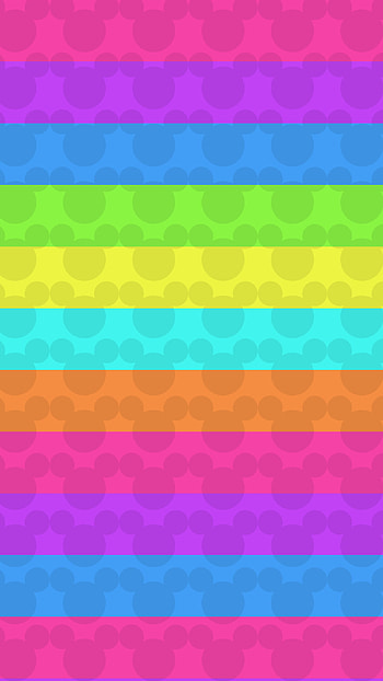 Colorful, Minnie Mouse, rainbow, , background, , android, Samsung HD phone wallpaper