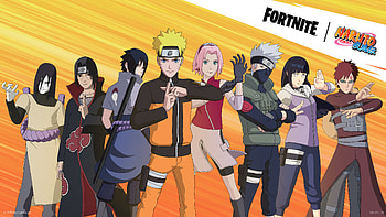 Fortnite x Naruto — Anime, Video Game, Crossover HD wallpaper