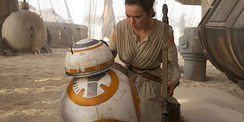 Star Wars, Star Wars: Episode VII The Force Awakens, Jakku, Rey (from Star Wars), Desert, BB 8 / and Mobile Backgrounds HD wallpaper