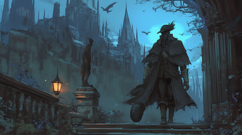 : Bloodborne's Haunting Nightscape, video game, Bloodborne HD wallpaper