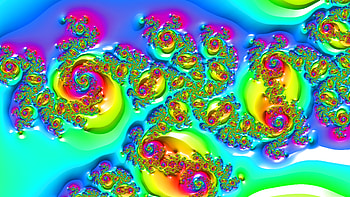 Fractal Art for your - Trippy, colors, colorful, rainbow, psychedelic, trippy, Abstract, fractal HD wallpaper