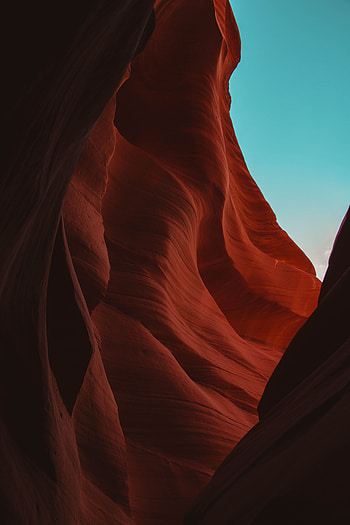Nature, Mountains, Canyon, Wavy, Stone, Cave HD phone wallpaper
