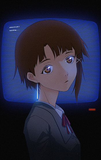Serial Experiments Lain, Anime character design, Unique art style, Distinctive features HD phone wallpaper