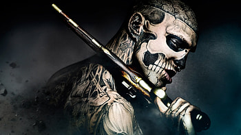 TATTOOED BODY - freak-gun-tattoo-skull | | 448697 . HD wallpaper