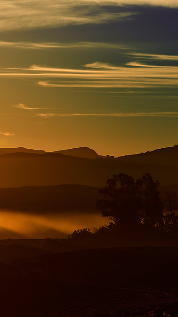 Desert morning mist, Sony xperia x HD phone wallpaper