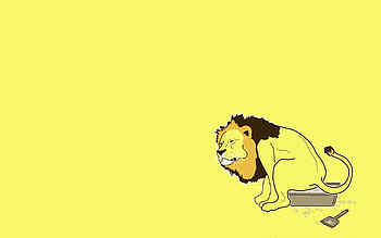 Vector, Lion, Tray, Scoop, Restroom, Toilet HD wallpaper